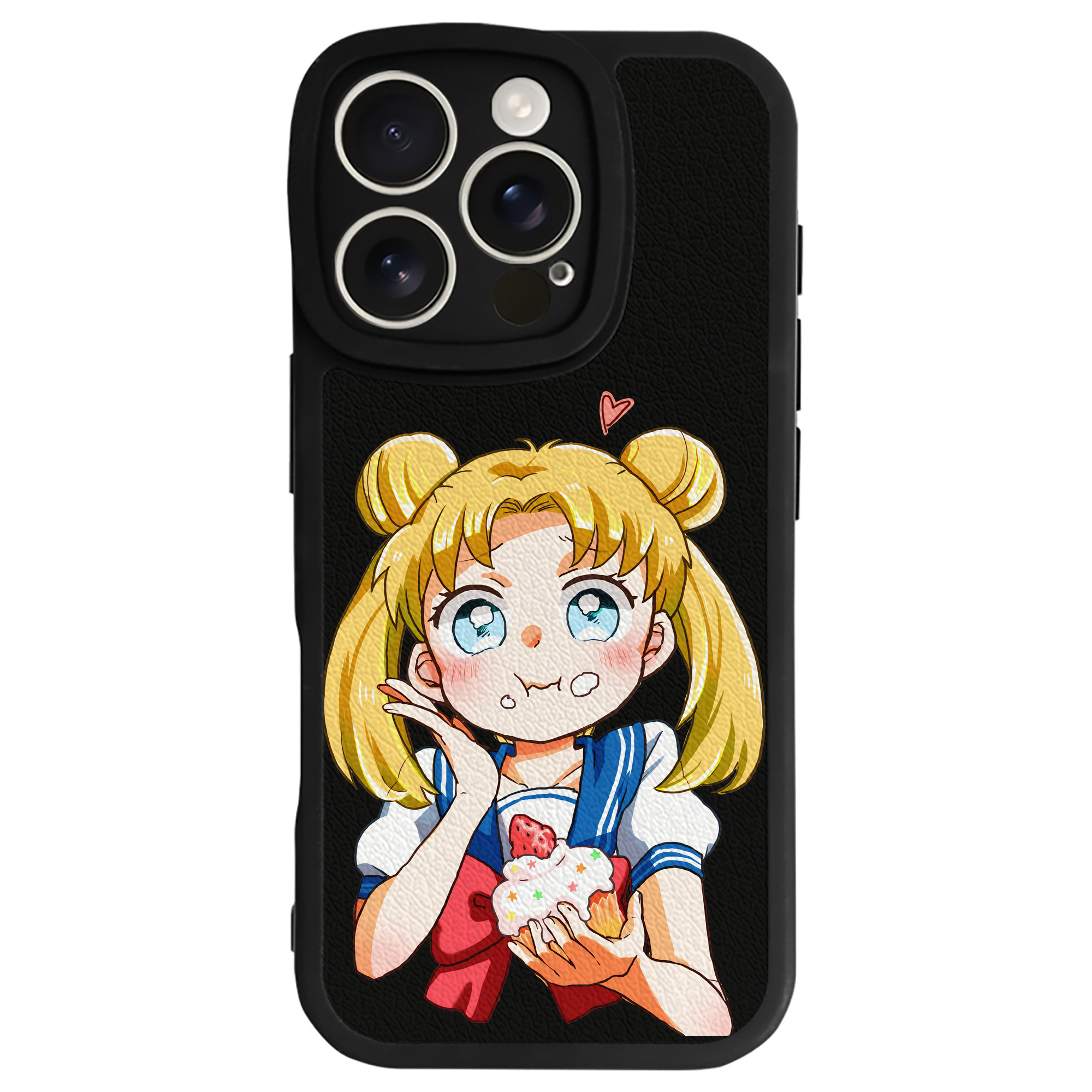 （画像用） 美少女戦士セーラームーン 愛野 美奈子 あいの みなこ Sailor Moon Aino Minako 【iPhone 16シリーズ対応】シリコンスマホケース（レザー調） 材質：シリコン